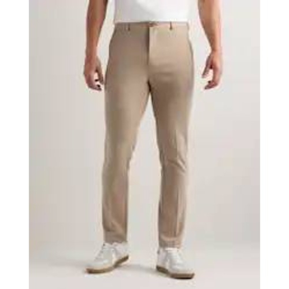 Quince Ultra-Stretch 24/7 Smart Chino Mens 30x30 Khaki Slim‎ Straight